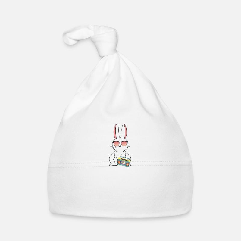 Lapin Hip Hop Bonnet bio Bébé