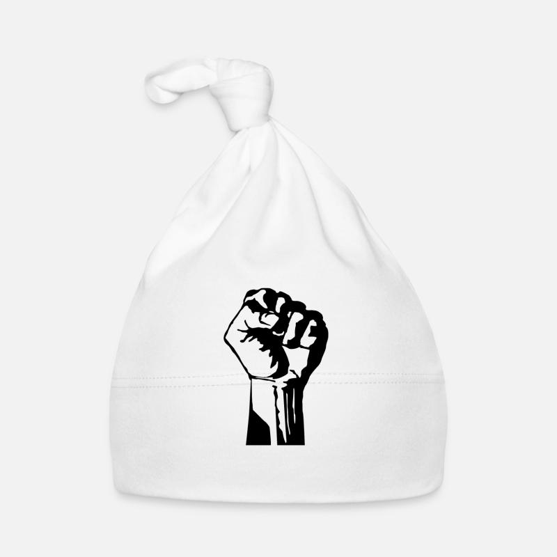 Faust Black Power Black Lives Matter Antifa Organic Baby Cap