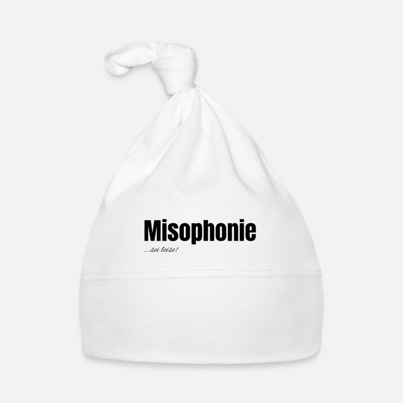Misophonie - sei leise! Geräuschempfindlichkeit Baby Bio-Mütze