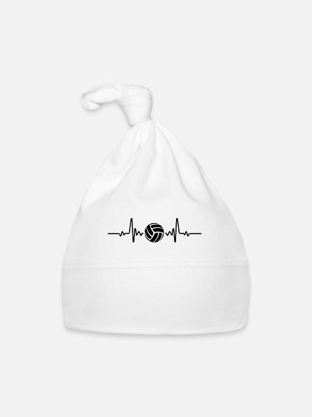 Idée de cadeaux Ultra Football Fan Designs - Bonnet bio Bébé - blanc - Devant