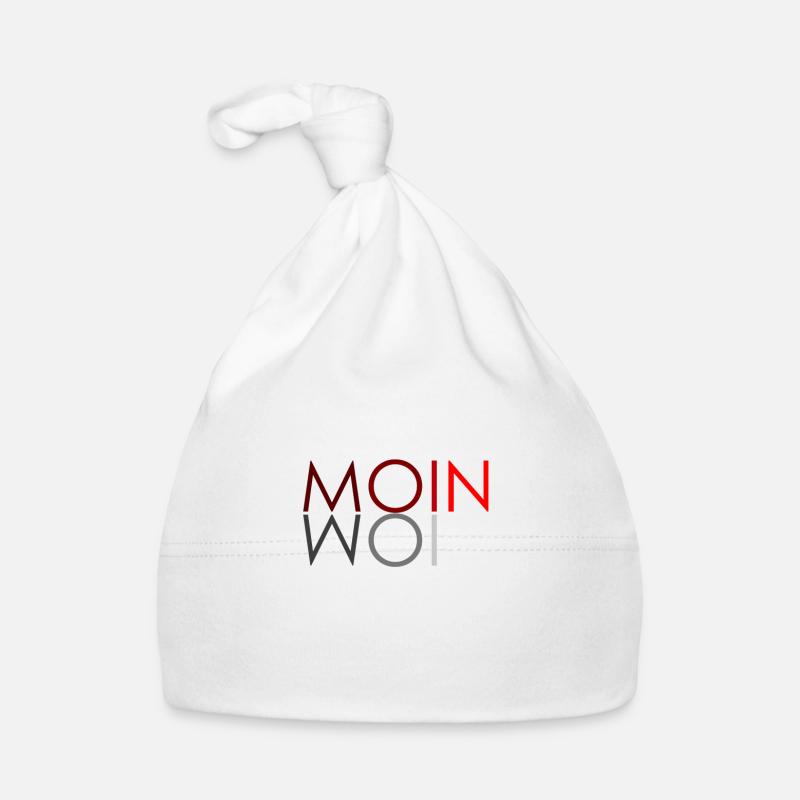 Moin Moin Norddeutsches Design Geschenkidee Baby Bio-Mütze