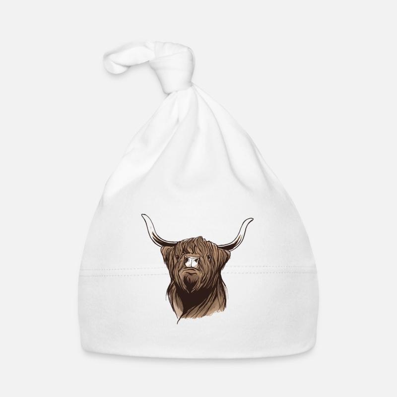 Art de la viande de boeuf bœuf bœuf Galloway Bonnet bio Bébé