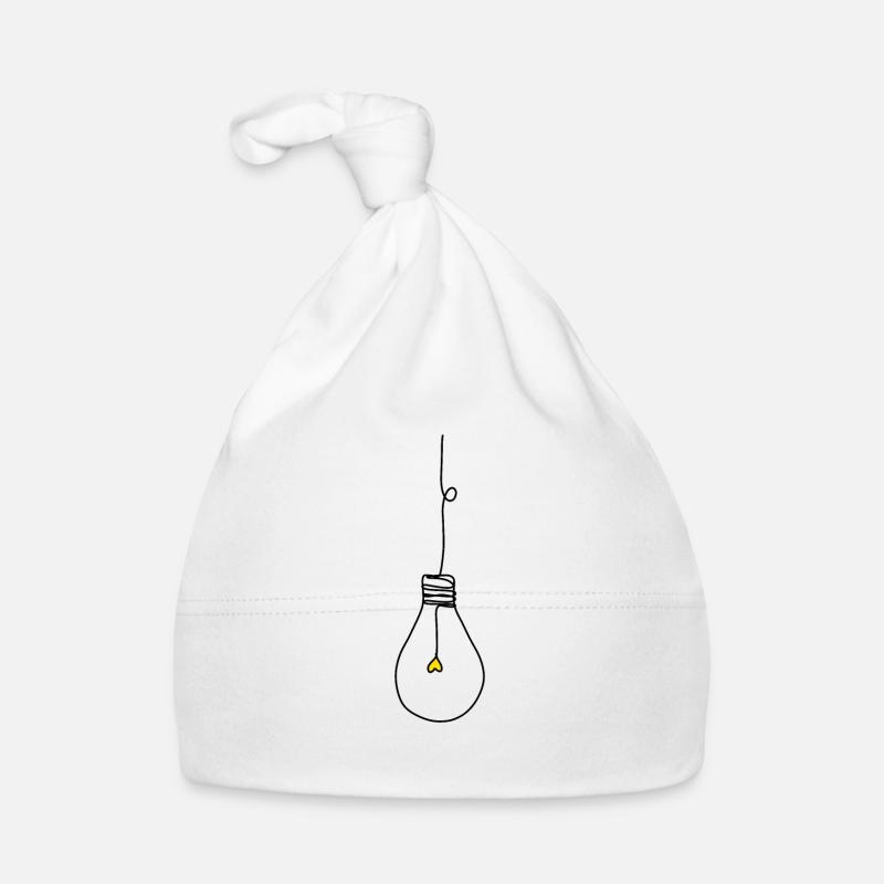 LIGHTBULB | Electricity | Power | Current | Lamp Organic Baby Cap