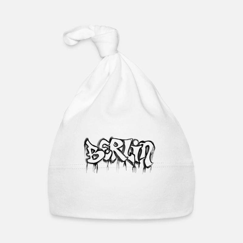 Berlin Graffiti Baby Bio-Mütze