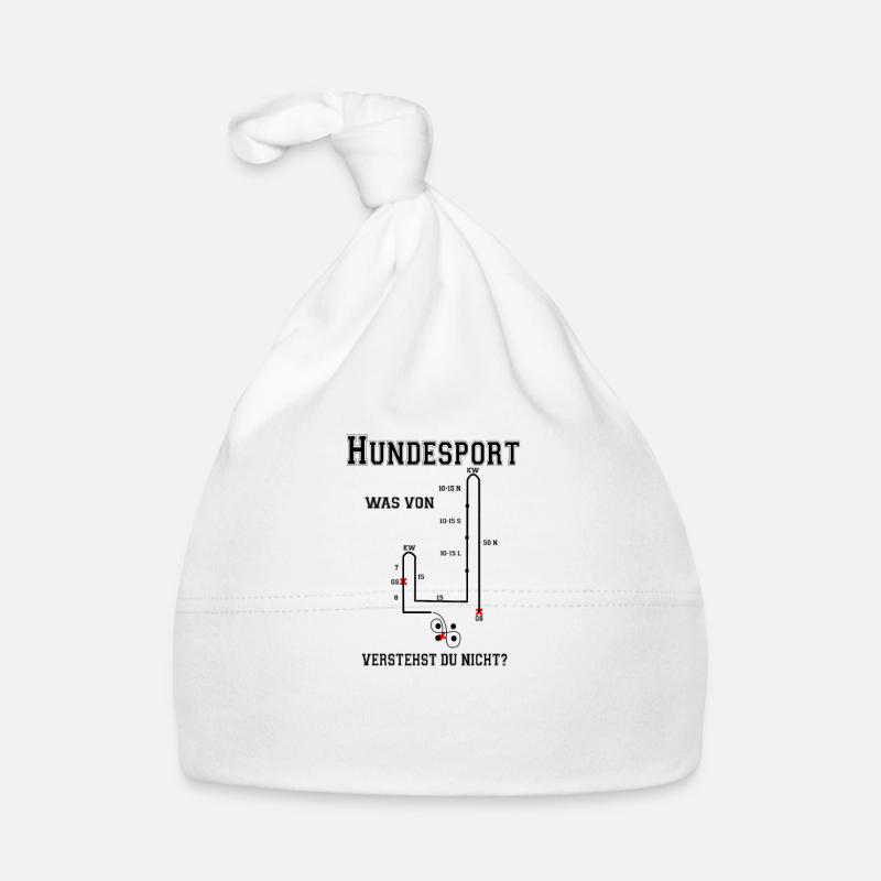 Hundesport TShirt Hunde Hundeschule Training Gassi Baby Bio-Mütze
