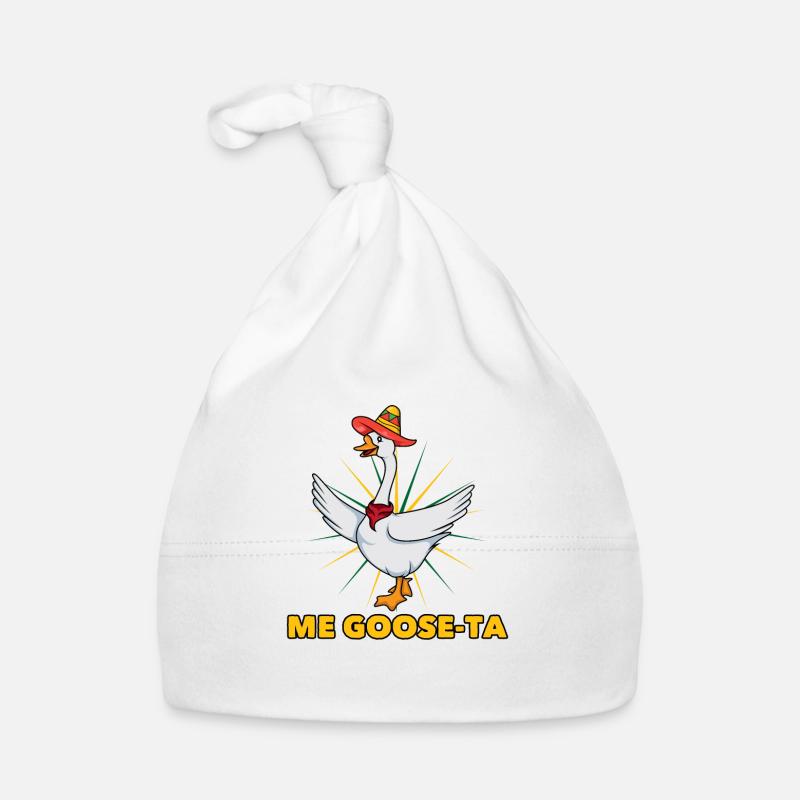 Me Goose-Ta Funny Mexican Spanish Organic Baby Cap