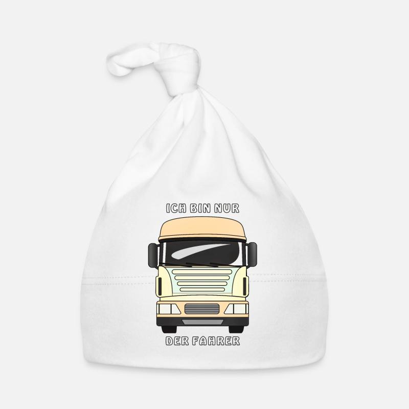 LKW ICH BIN NUR DER FAHRER Baby Bio-Mütze