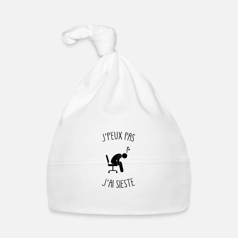 Je peux pas J'ai Sieste Bonnet bio Bébé