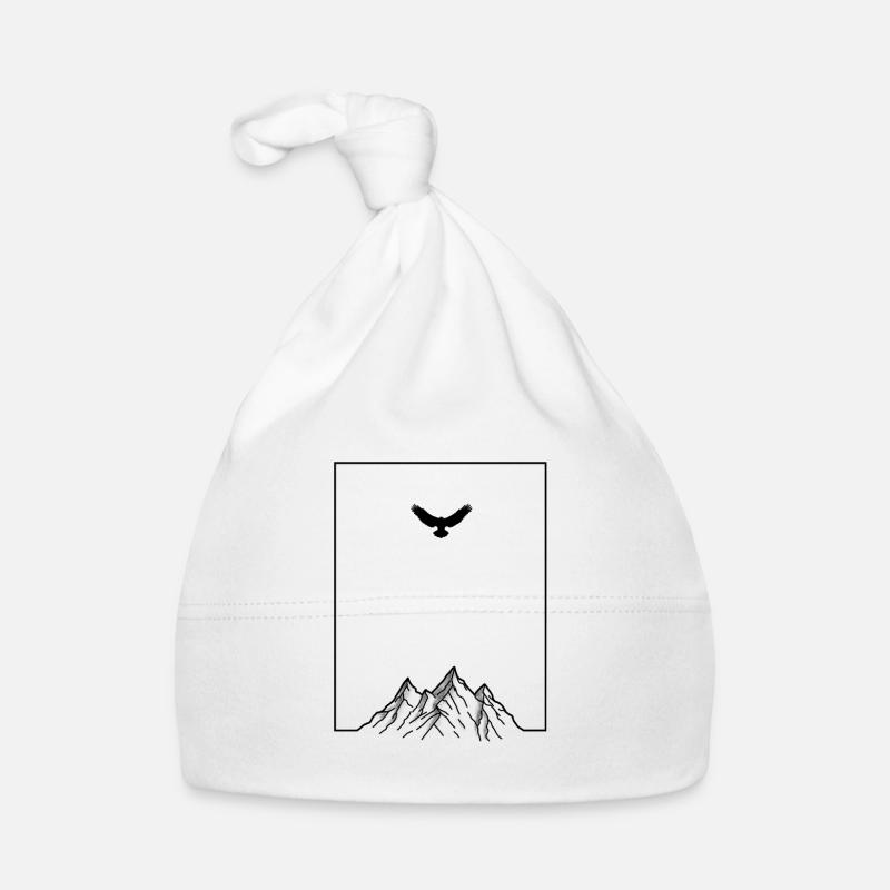 CAPTURED MOUNTAIN | Gift travel | Vintage | Eagle Organic Baby Cap