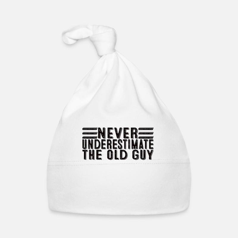 Never Underestimate An Old Guy Baby Bio-Mütze