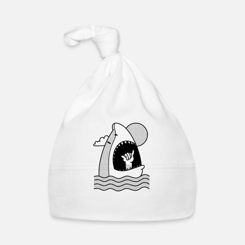 Shark Shaka Comic Baby Bio-Mütze