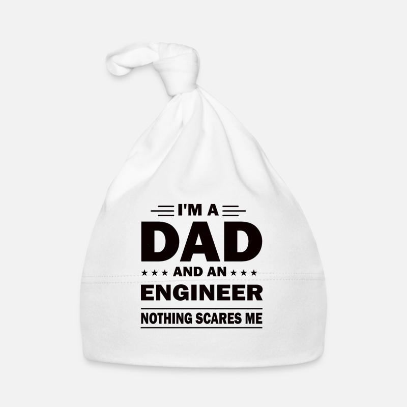Engineer Father Father's Day Dad Best Daddy Organic Baby Cap