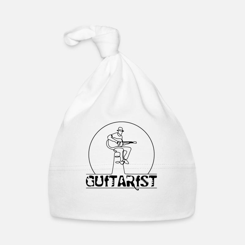 Guitariste Guitariste Guitariste Guitariste Musiciens Musique Bonnet bio Bébé