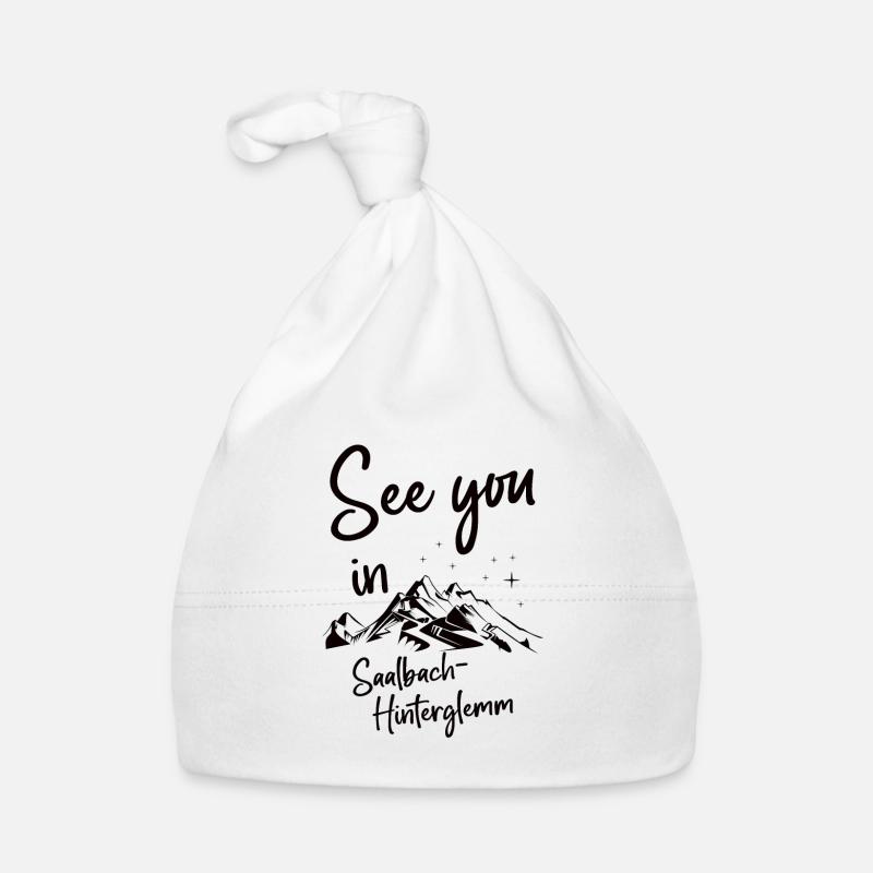 Saalbach-Hinterglemm Ski Snowboard Autriche Bonnet bio Bébé