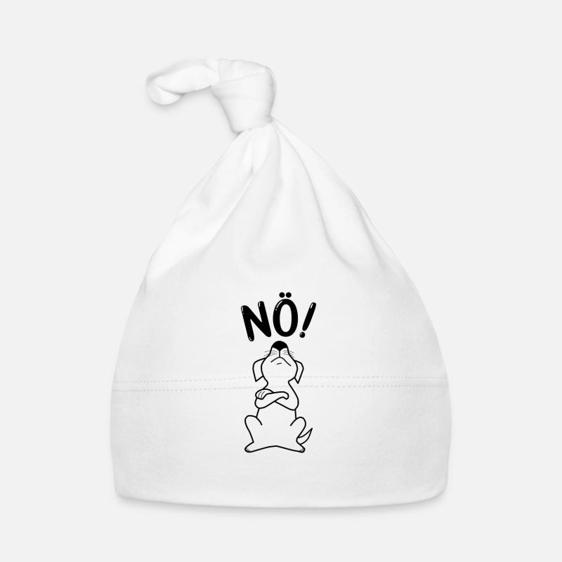 Hunde Design witziger Spruch Baby Bio-Mütze