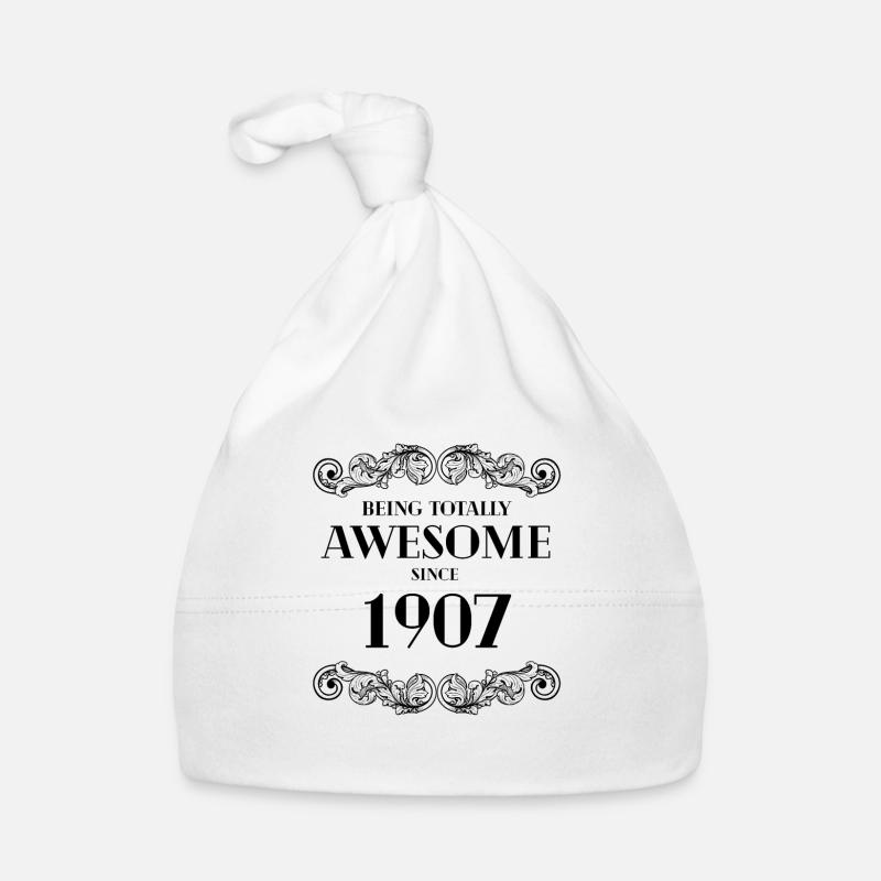 Lustiger Geburtstag ist seit 1907 total genial Baby Bio-Mütze