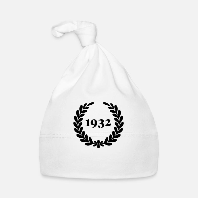 Funny Birthday Since 1932 Organic Baby Cap