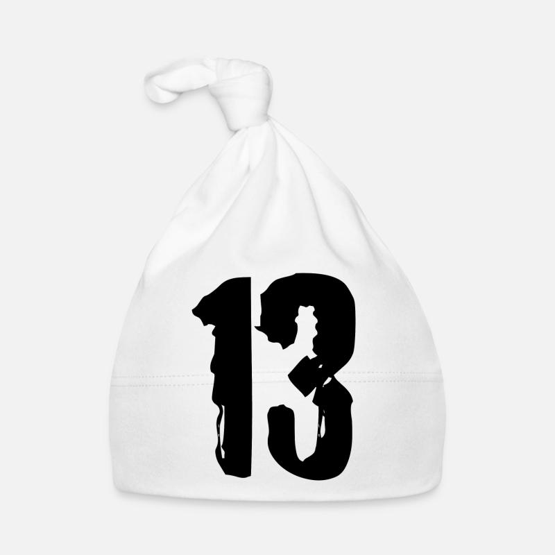 13 number jersey Organic Baby Cap