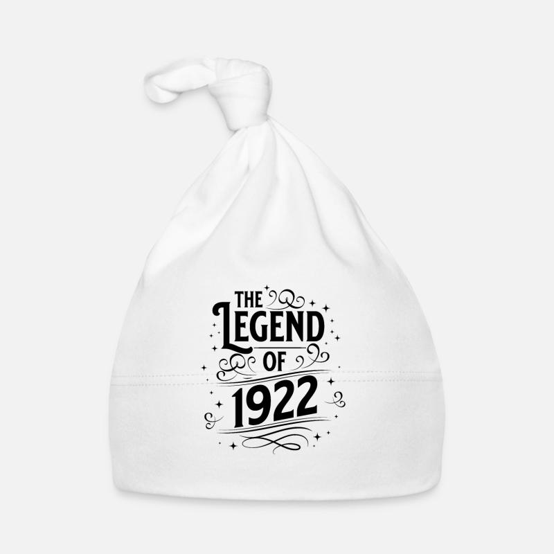 La légende de l’anniversaire de 1922 Bonnet bio Bébé