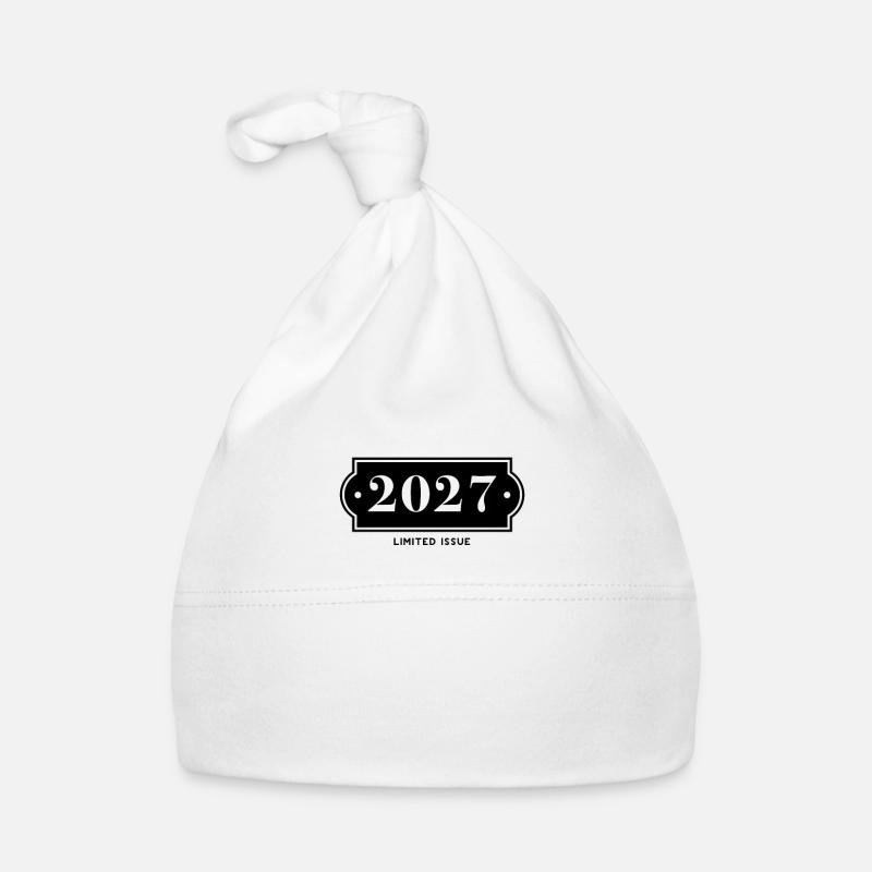 Drôle d’anniversaire numéro limité 2027 Bonnet bio Bébé