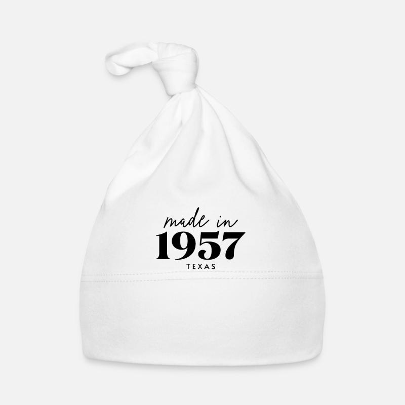 Fabriqué en 1957 à Anniversaire au Texas Bonnet bio Bébé