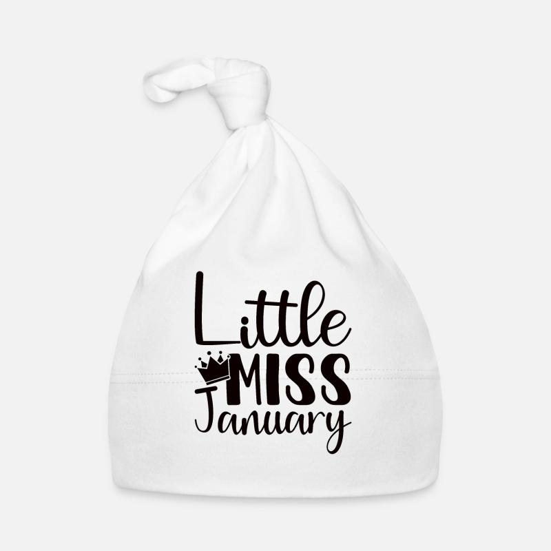 Januar Geburtstag Frauen Damen Mädchen Baby Bio-Mütze