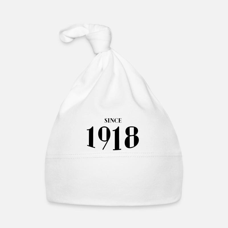 Drôle d’anniversaire depuis 1918 Bonnet bio Bébé