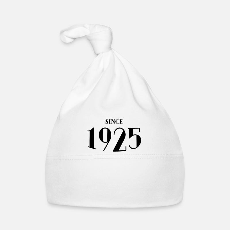 Funny Birthday Since 1925 Organic Baby Cap