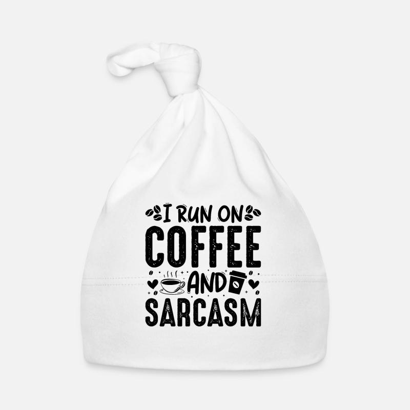Coffee Sarcasm Friends Happiness Joy Cappuccino Organic Baby Cap