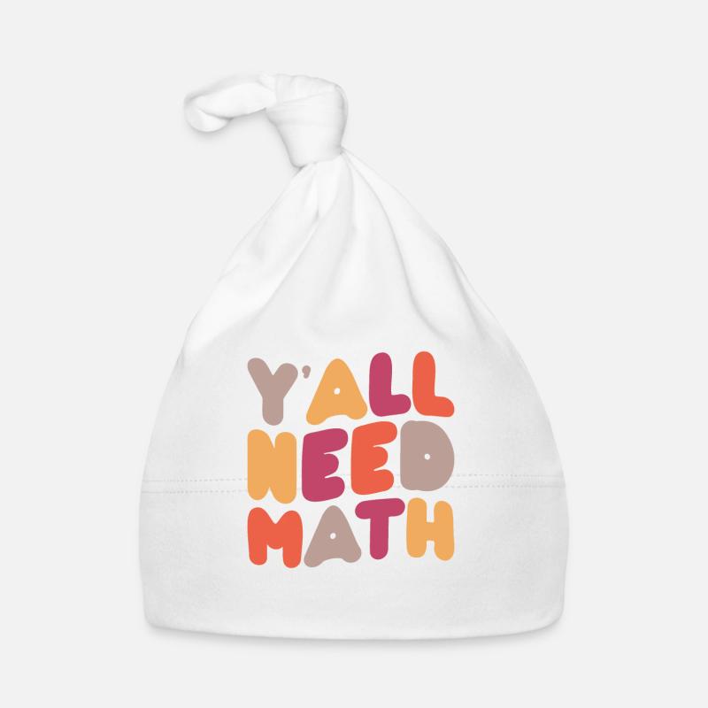 Math Mathematics Mathematician School Nerd Gift Organic Baby Cap