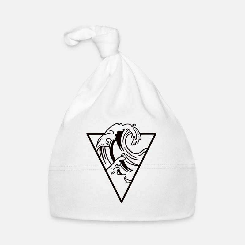 wave Organic Baby Cap