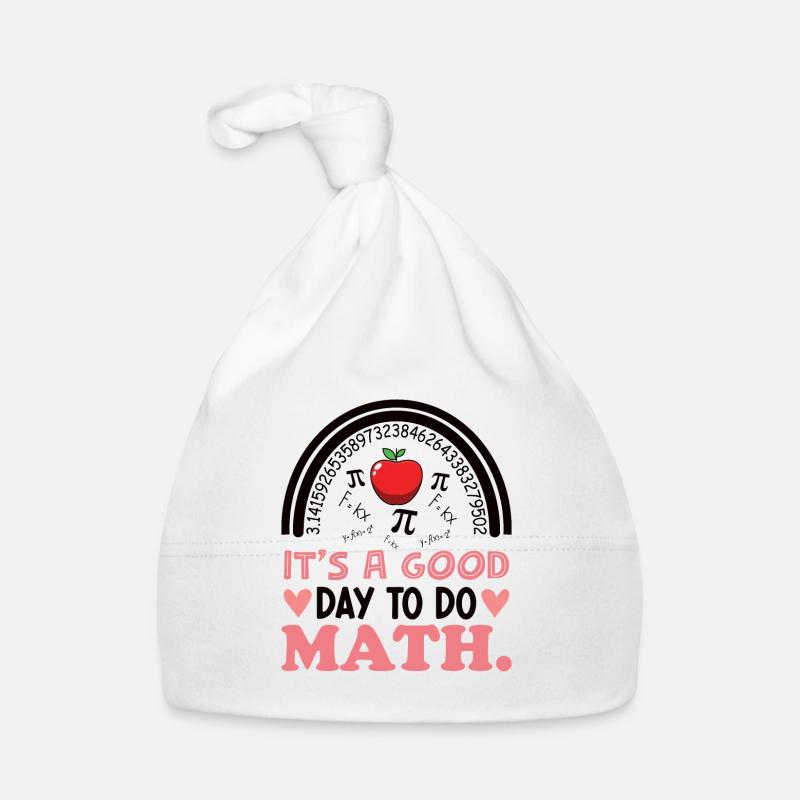 Math Math Mathematician School Nerd Gift Organic Baby Cap