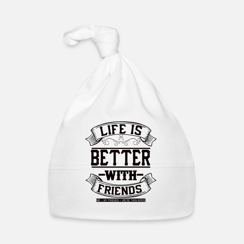 Beste Freunde Leben Baby Bio-Mütze