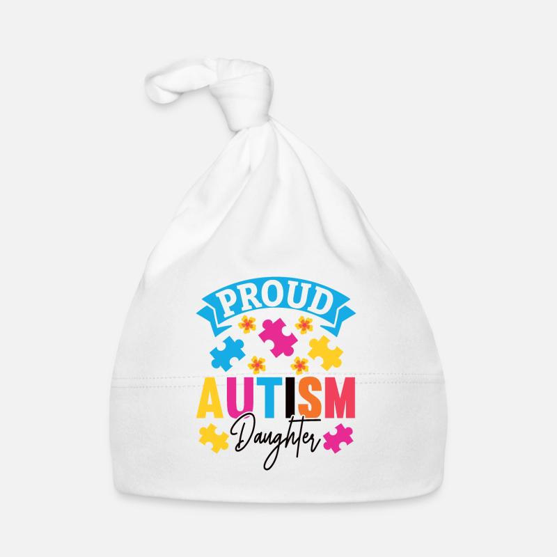 Autismus Mutter Tochter Sohn Autist Eltern Kind Baby Bio-Mütze