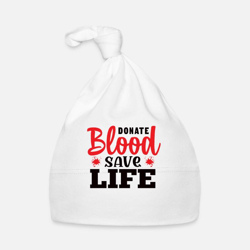 Blutspende Blutspenden Blutspender Baby Bio-Mütze