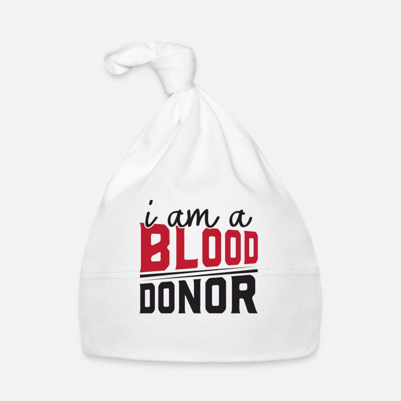 Blutspende Blutspenden Blutspender Baby Bio-Mütze