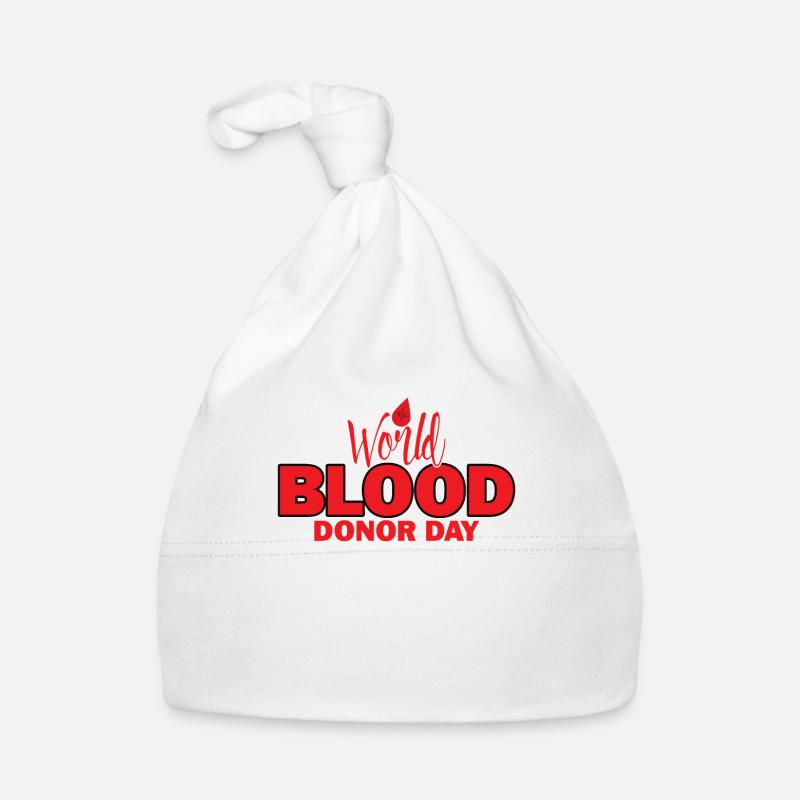 Blutspende Blutspenden Blutspender Baby Bio-Mütze