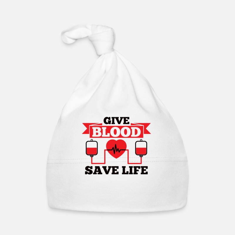 Blutspende Blutspenden Blutspender Baby Bio-Mütze