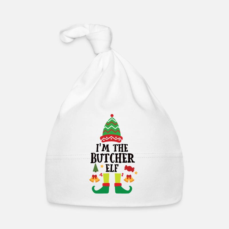 Weihnachtsgeschenk Metzger Fleischer Metzgerei Baby Bio-Mütze