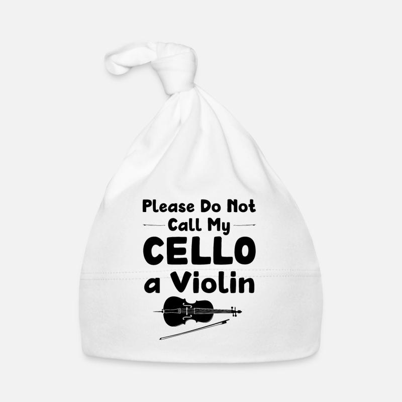 Cello Instrument Orchestra Classical Music School Organic Baby Cap