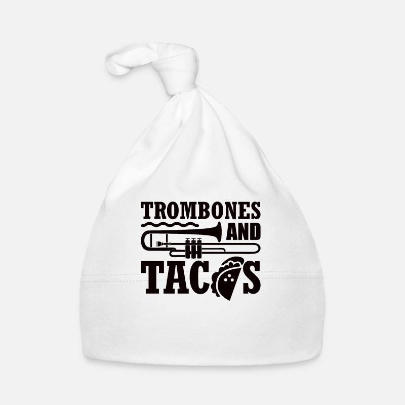 Trompete Tacos Essen Musiker Trompeter Blasmusik Baby Bio-Mütze