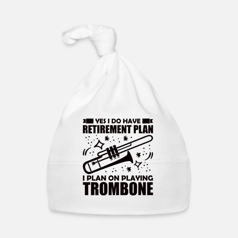 Trompete Orchester Musiker Trompeter Blasmusik Baby Bio-Mütze