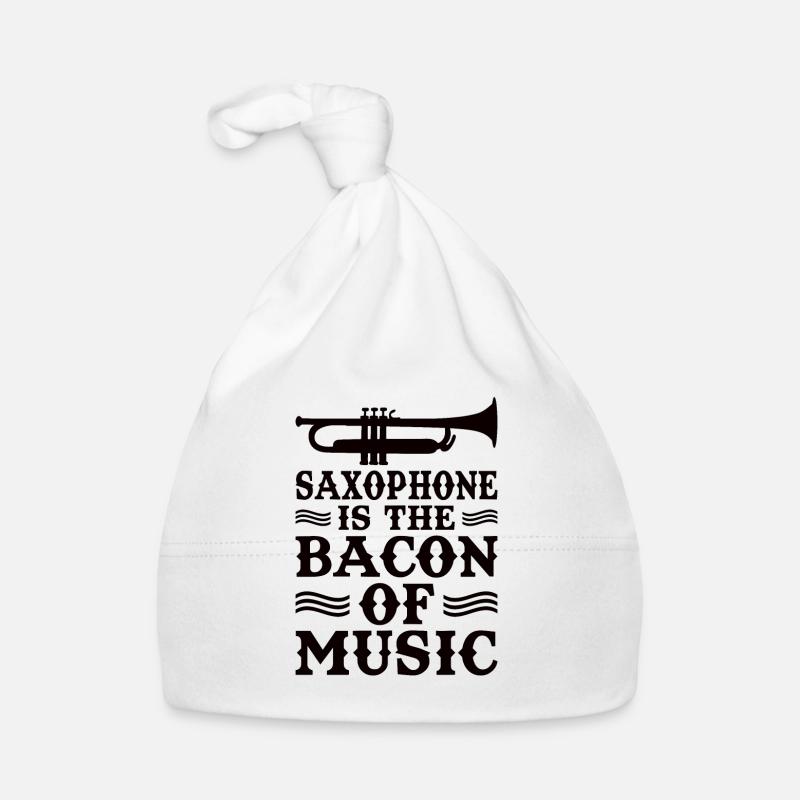 Saxophone Saxophonist Saxophone Music Saxophone Player Organic Baby Cap