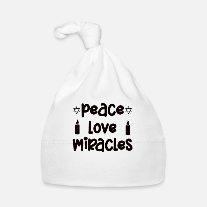 Joyeux Hanoukka Judaïsme Juifs Juifs yev Hanukah Bonnet bio Bébé