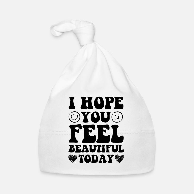 positive Gedanken positives Leben Baby Bio-Mütze
