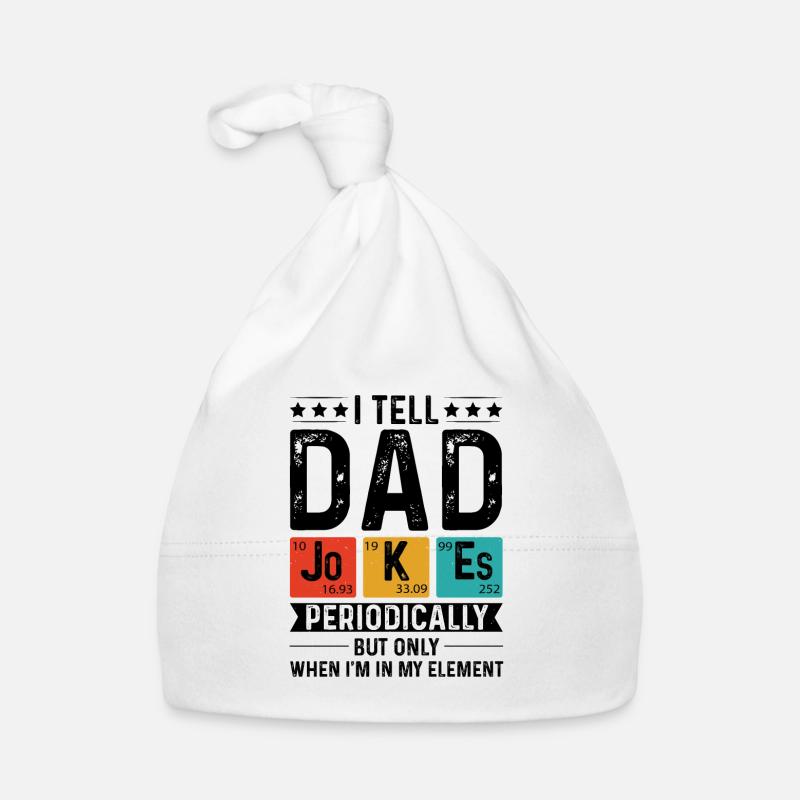 Ehemann Vater Legendärer Chemiker retro vintage Baby Bio-Mütze