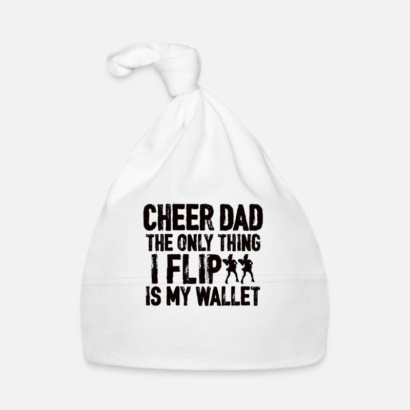 Cheerleading Papa Cheerleader Vater Cheer Dad Baby Bio-Mütze