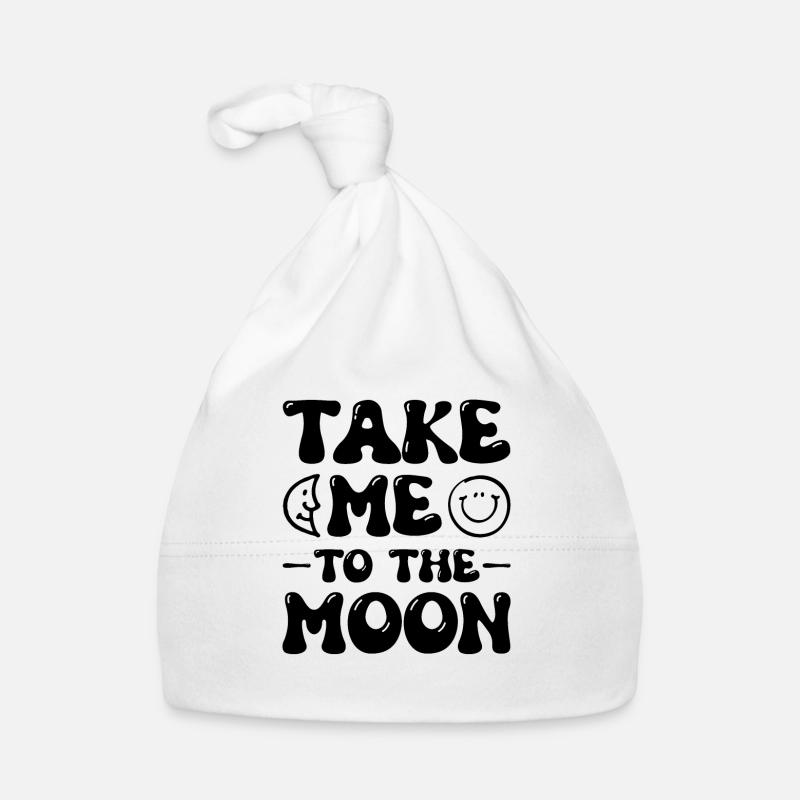 Moon / Crescent Organic Baby Cap