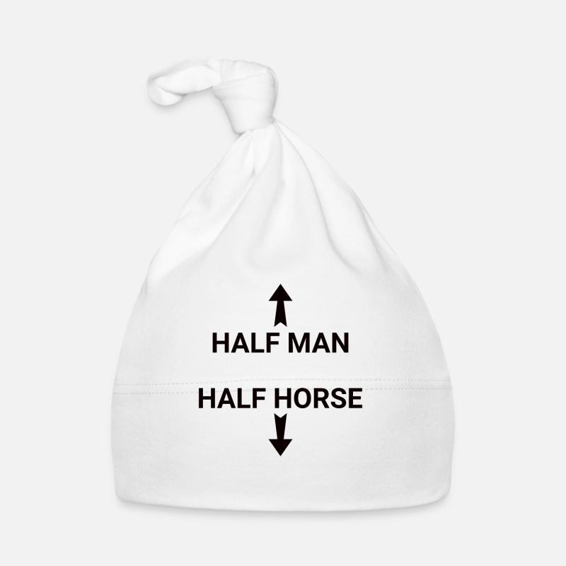 Half Human Half Horse Man Humor Centaur Organic Baby Cap