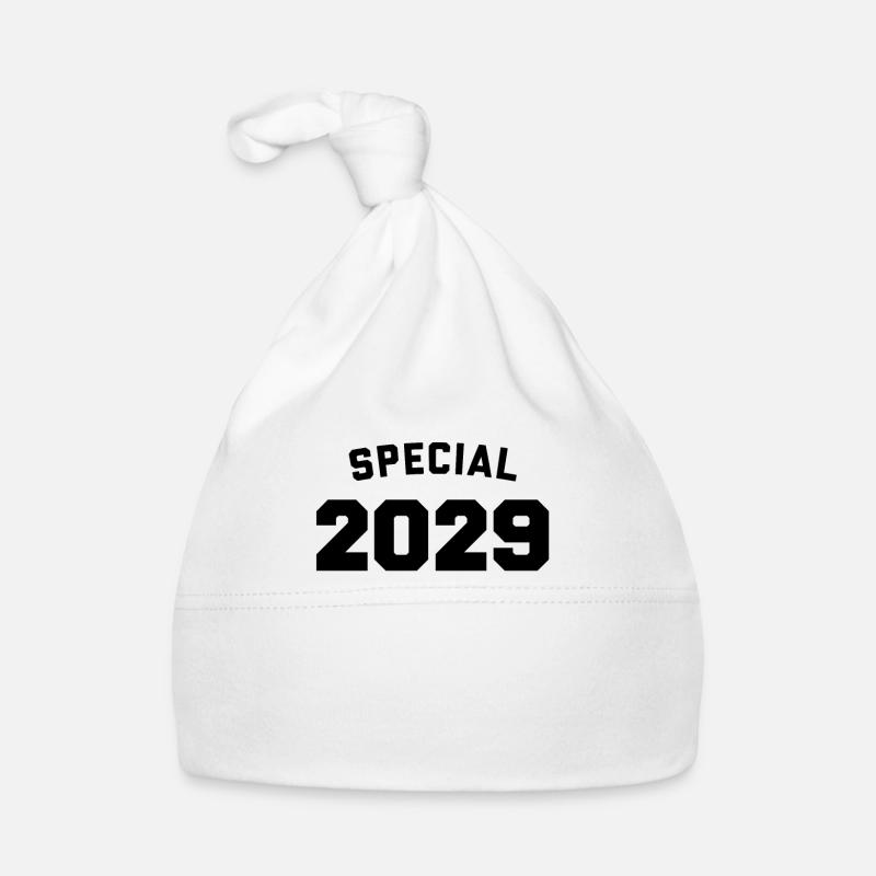 Drôle d’anniversaire Spécial 2029 Bonnet bio Bébé
